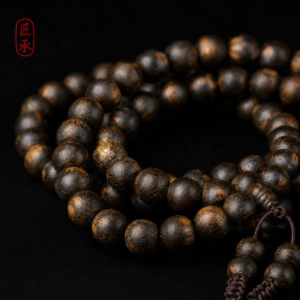 DUSK GRAIN · 108-Bead Prayer Strand - Image 3