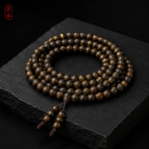 DUSK GRAIN · 108-Bead Prayer Strand - Image 5