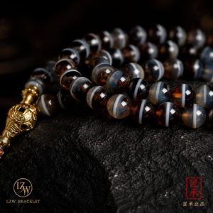 EMBER TIDE · Banded Bead Necklace - Image 4