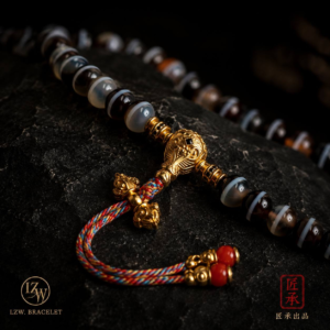 EMBER TIDE · Banded Bead Necklace - Image 5