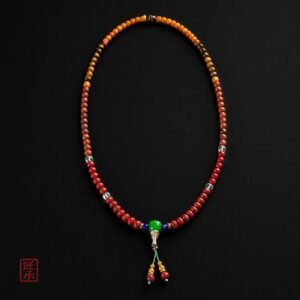 A strand of crimson charm, true to the soul. - Image 3