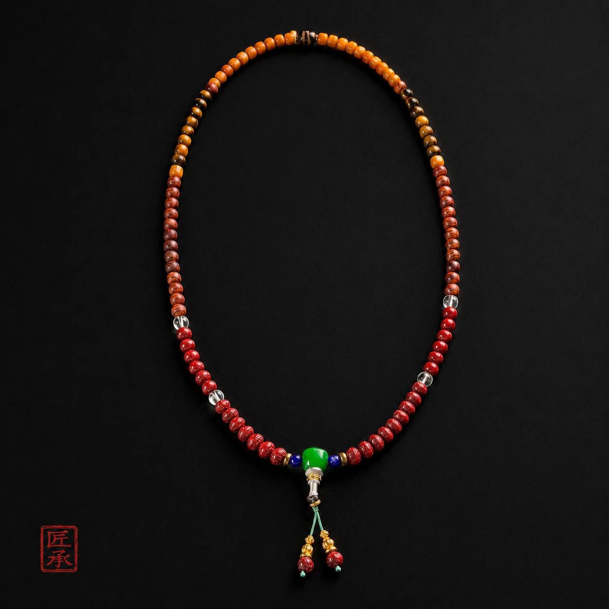 A strand of crimson charm, true to the soul. - Image 3