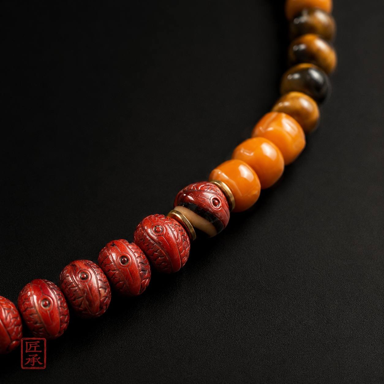 A strand of crimson charm, true to the soul. - Image 4