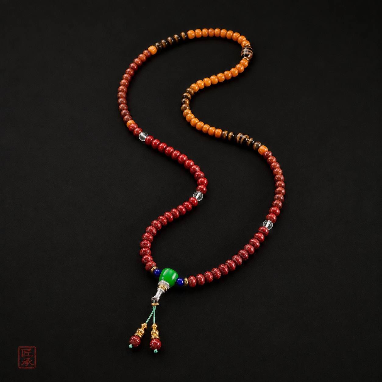 A strand of crimson charm, true to the soul. - Image 2