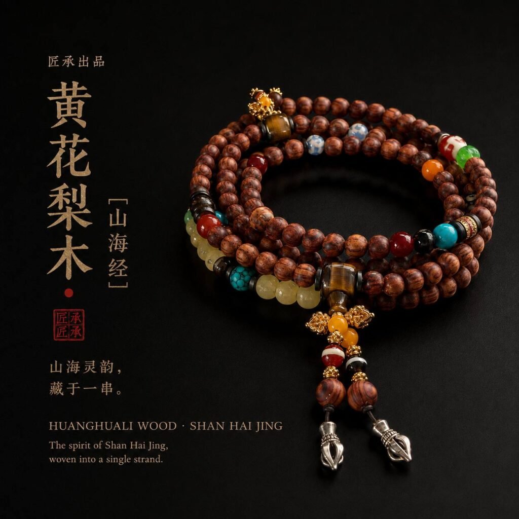 Shanhai Treasures · Huanghuali 108 Multi-Bead Mala