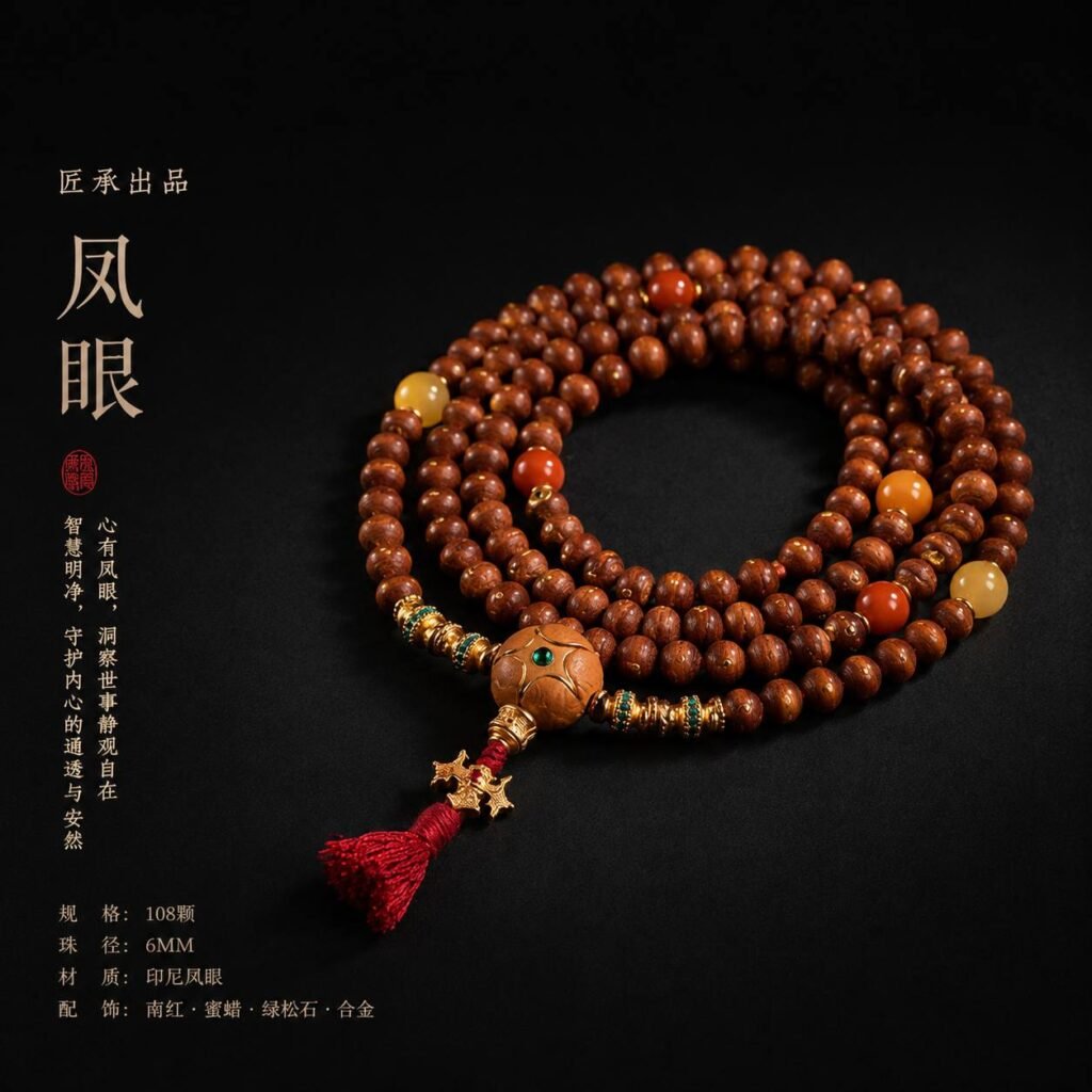 LZW. BRACELET — Phoenix Eye Bodhi 108-Bead Mala