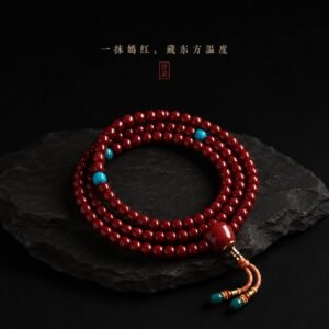 CRIMSON HEART · 108 Bead Strand - Image 5