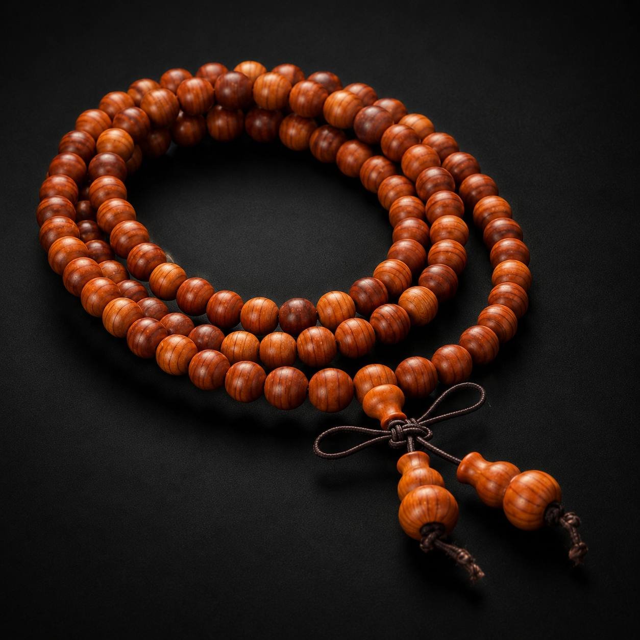Taihang Cliff Cypress · Yunya 108 Bead Mala - Image 3