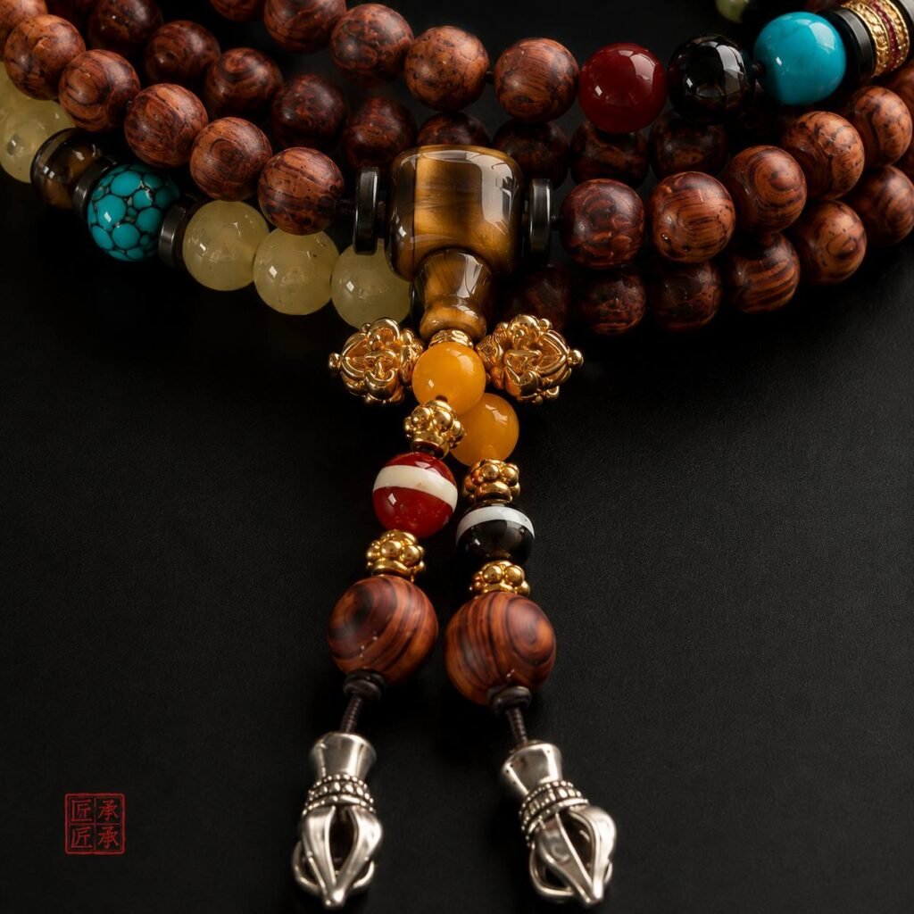 Shanhai Treasures · Huanghuali 108 Multi-Bead Mala